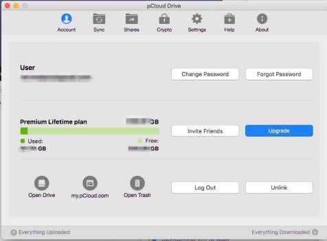 Pcloud on mac os